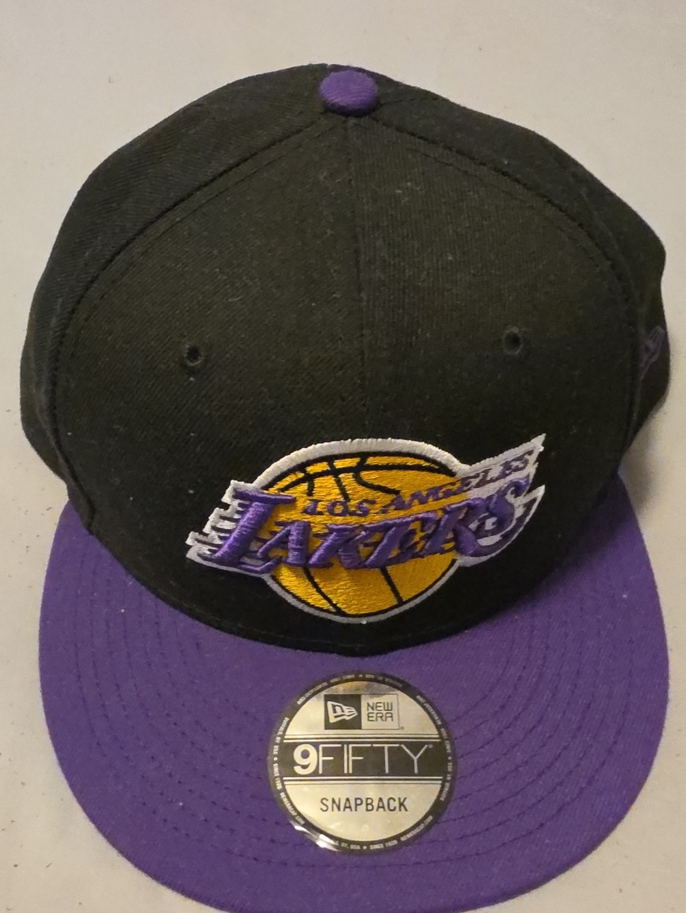 New Era Los Angeles Lakers Snapback Hat - Black, Purple & Yellow